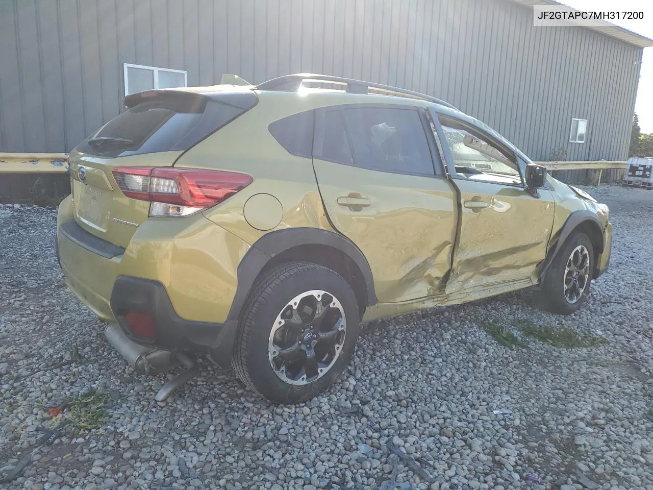 2021 Subaru Crosstrek Premium VIN: JF2GTAPC7MH317200 Lot: 73893254