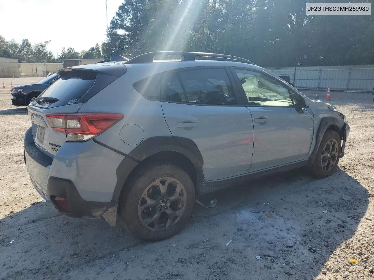 2021 Subaru Crosstrek Sport VIN: JF2GTHSC9MH259980 Lot: 74045524