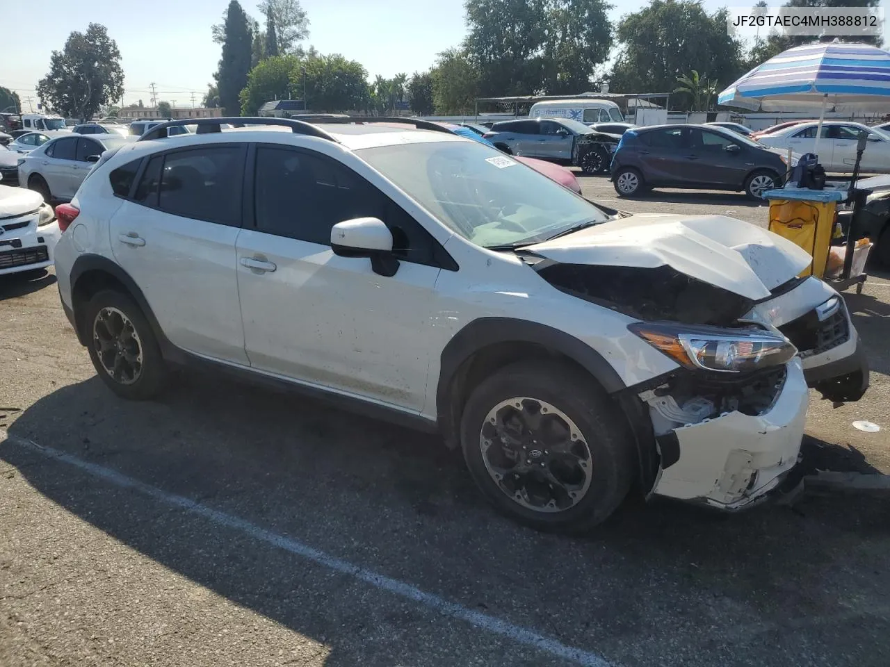 2021 Subaru Crosstrek Premium VIN: JF2GTAEC4MH388812 Lot: 74134894