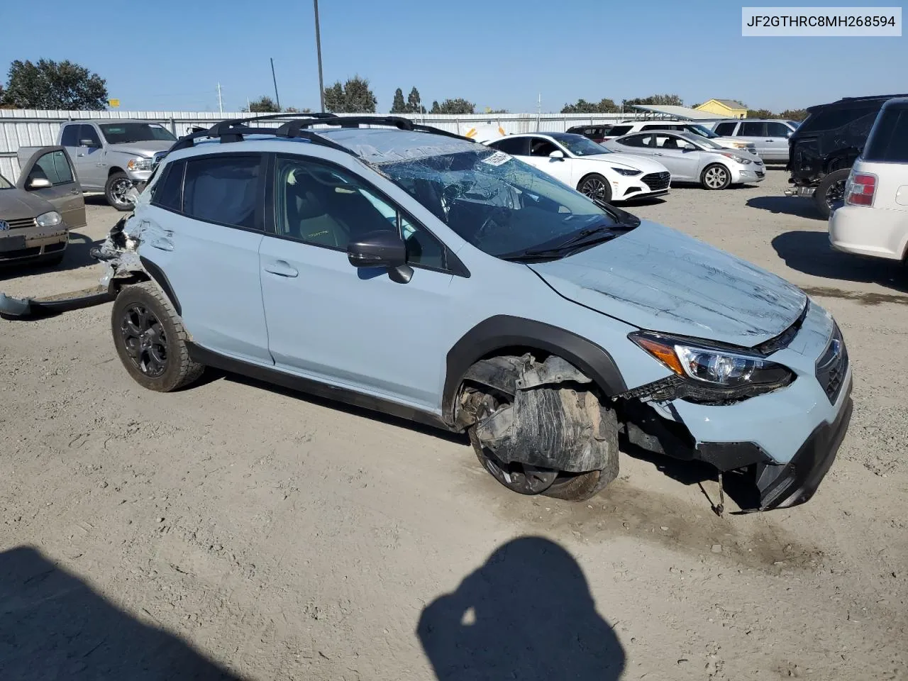 2021 Subaru Crosstrek Sport VIN: JF2GTHRC8MH268594 Lot: 74358364