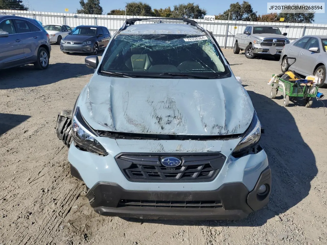 2021 Subaru Crosstrek Sport VIN: JF2GTHRC8MH268594 Lot: 74358364