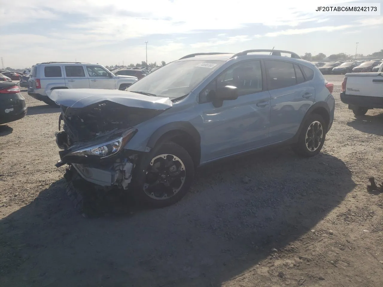 2021 Subaru Crosstrek VIN: JF2GTABC6M8242173 Lot: 74590794