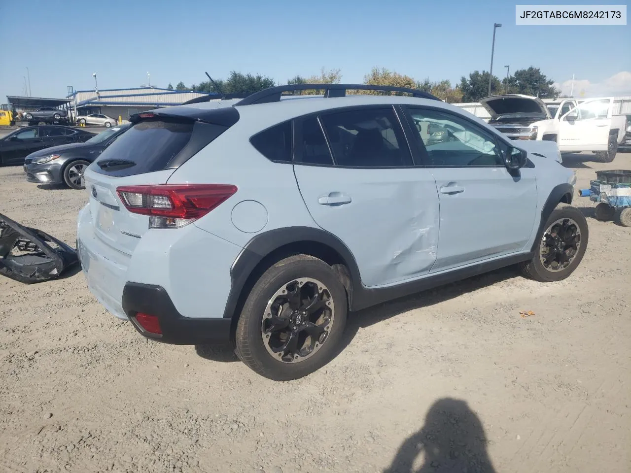 2021 Subaru Crosstrek VIN: JF2GTABC6M8242173 Lot: 74590794