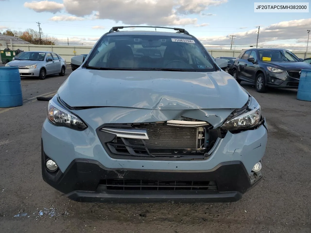 2021 Subaru Crosstrek Premium VIN: JF2GTAPC5MH382000 Lot: 75983744