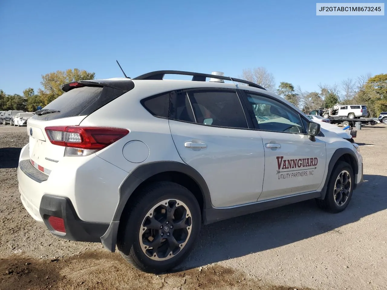 2021 Subaru Crosstrek VIN: JF2GTABC1M8673245 Lot: 76371784