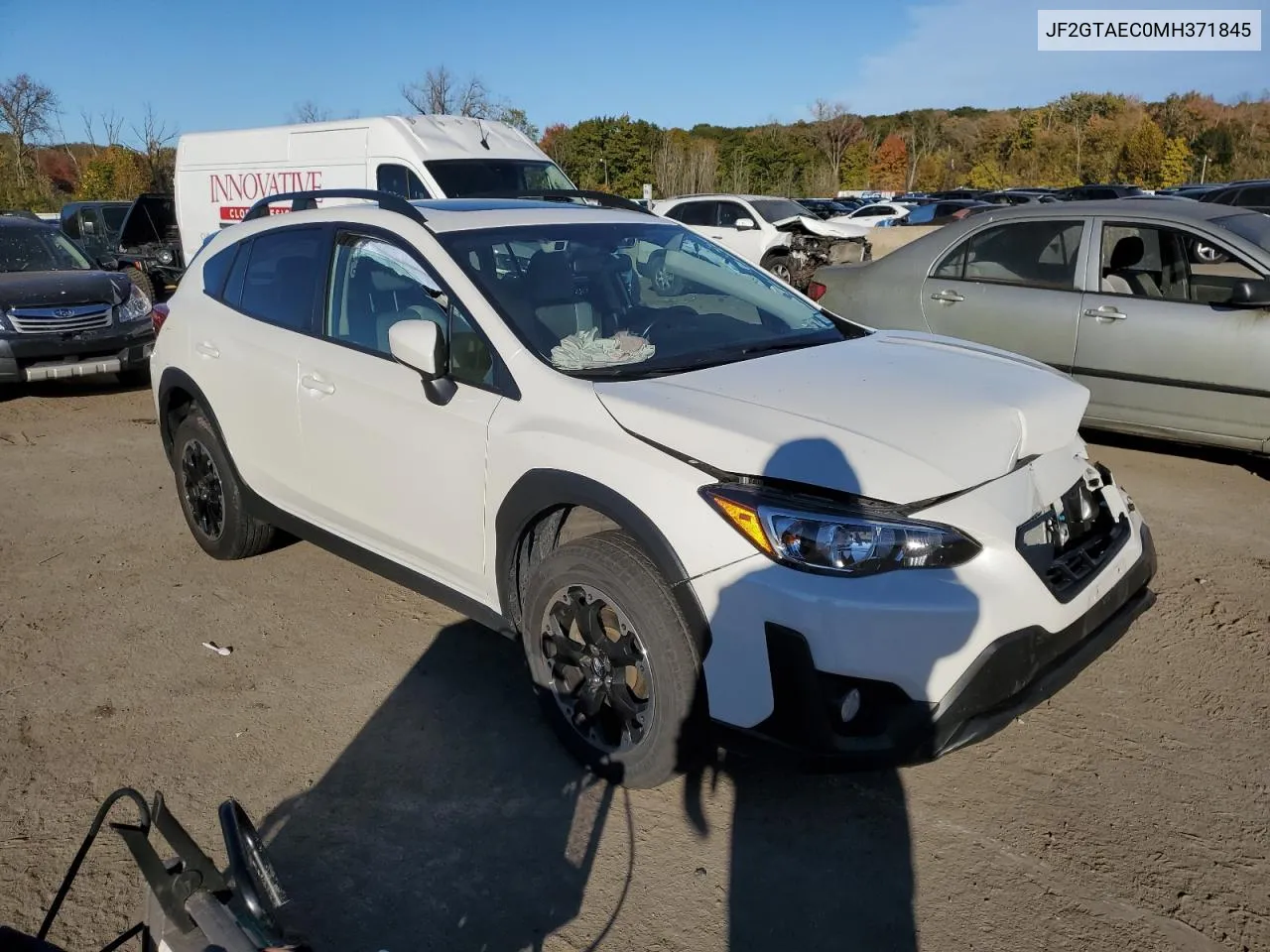 2021 Subaru Crosstrek Premium VIN: JF2GTAEC0MH371845 Lot: 76774254