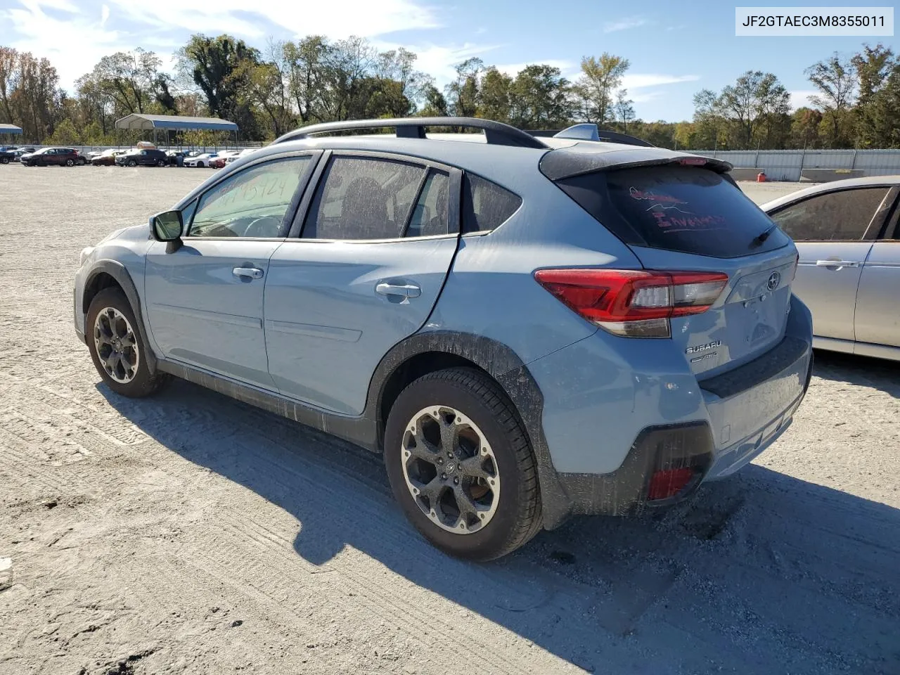 2021 Subaru Crosstrek Premium VIN: JF2GTAEC3M8355011 Lot: 76795424