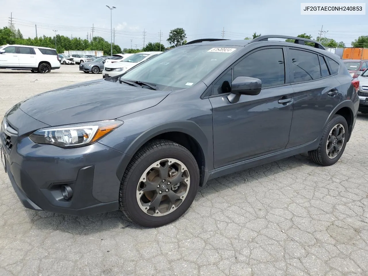 2022 Subaru Crosstrek Premium VIN: JF2GTAEC0NH240853 Lot: 57546924