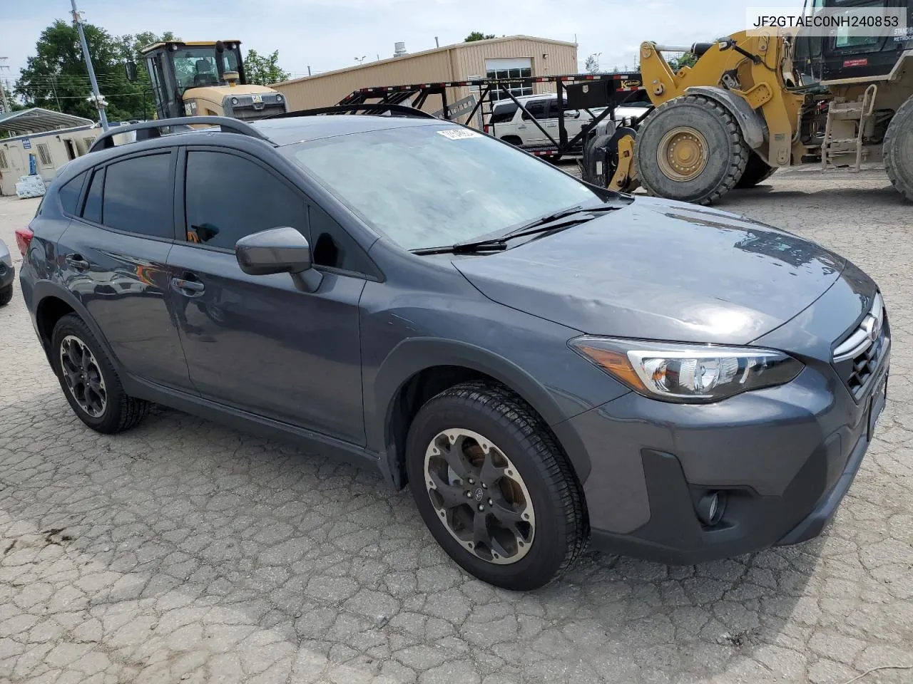 2022 Subaru Crosstrek Premium VIN: JF2GTAEC0NH240853 Lot: 57546924