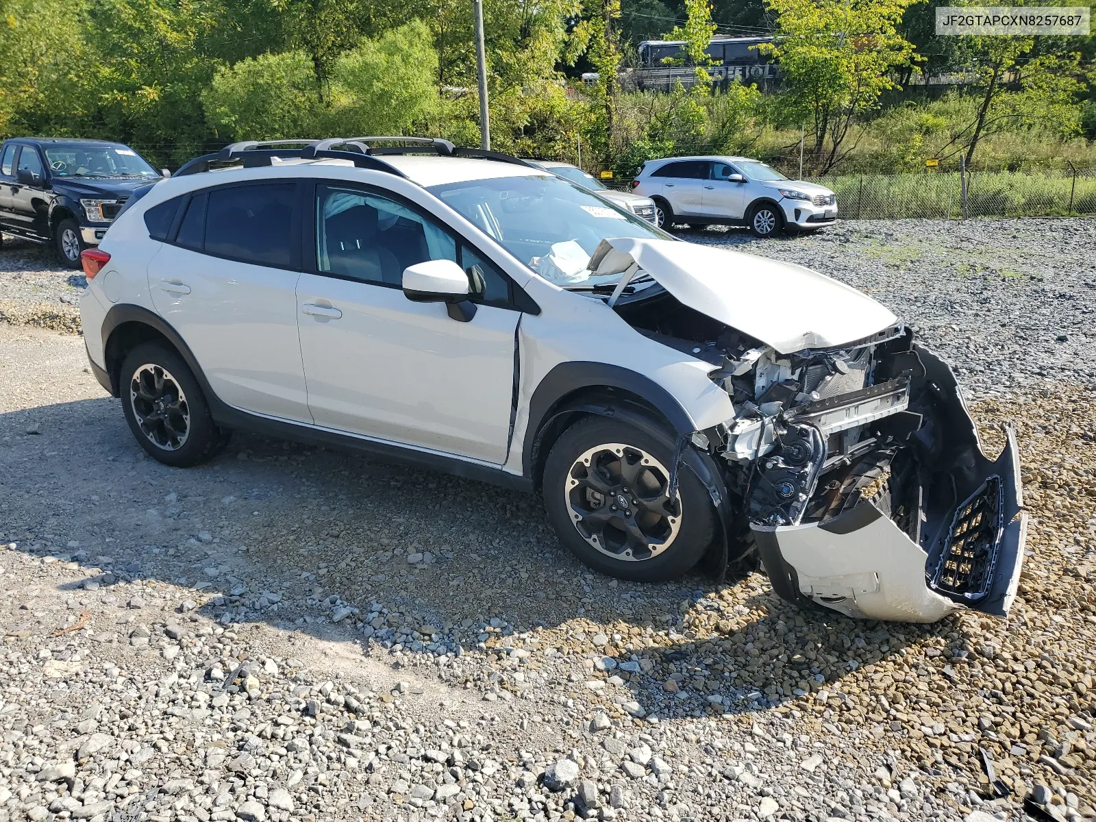 2022 Subaru Crosstrek Premium VIN: JF2GTAPCXN8257687 Lot: 65076774