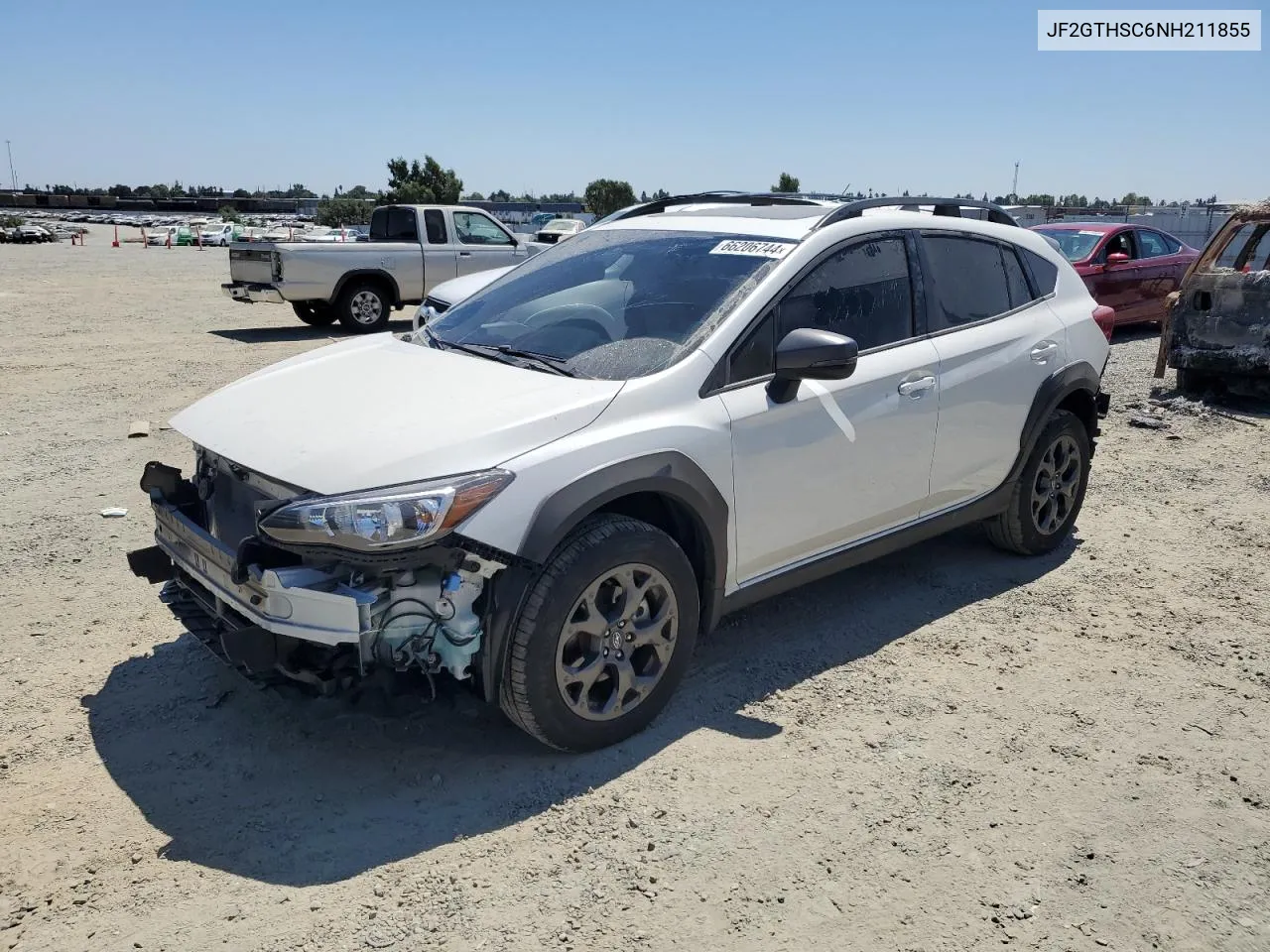 2022 Subaru Crosstrek Sport VIN: JF2GTHSC6NH211855 Lot: 66206744