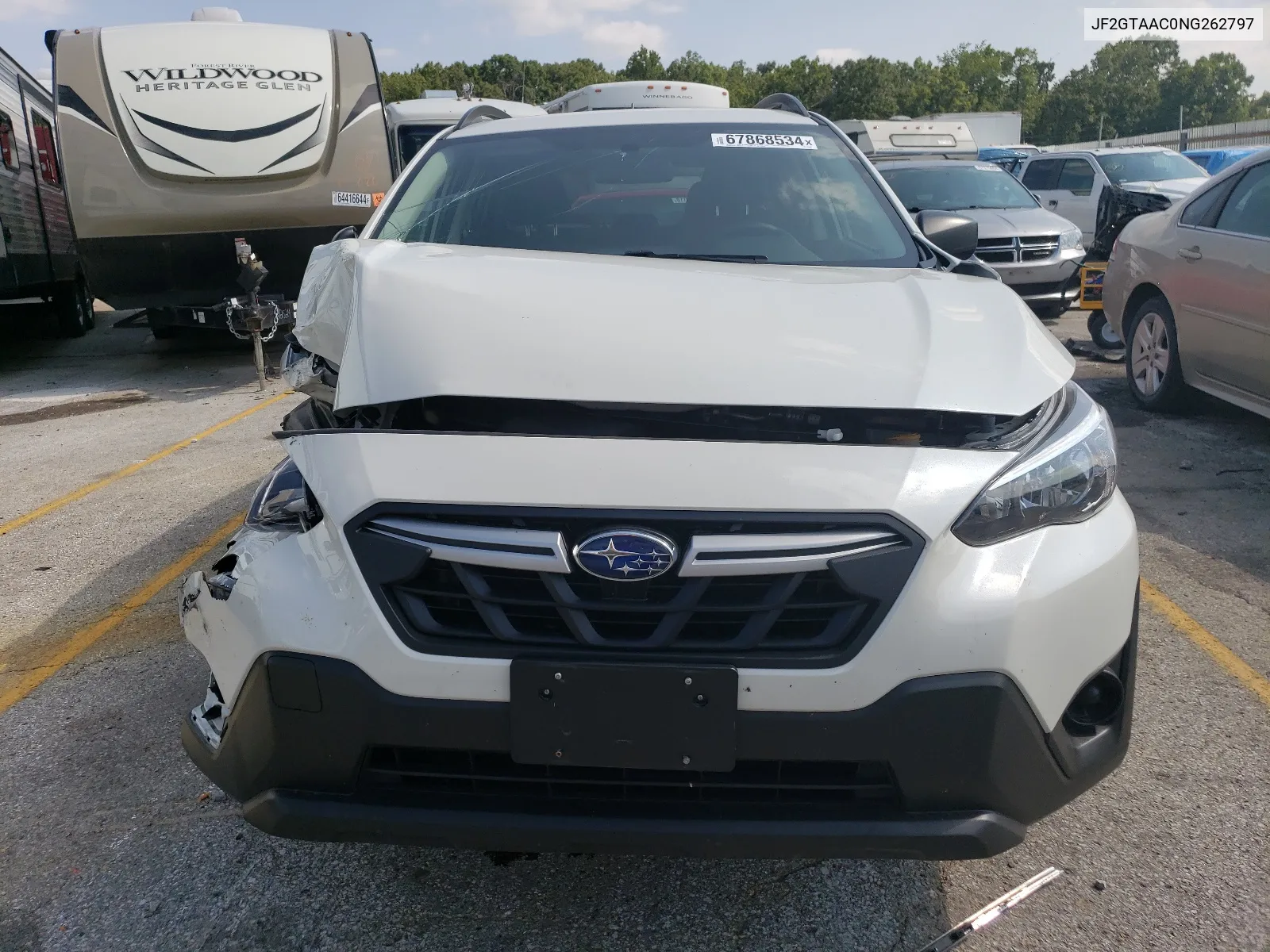 2022 Subaru Crosstrek VIN: JF2GTAAC0NG262797 Lot: 67868534