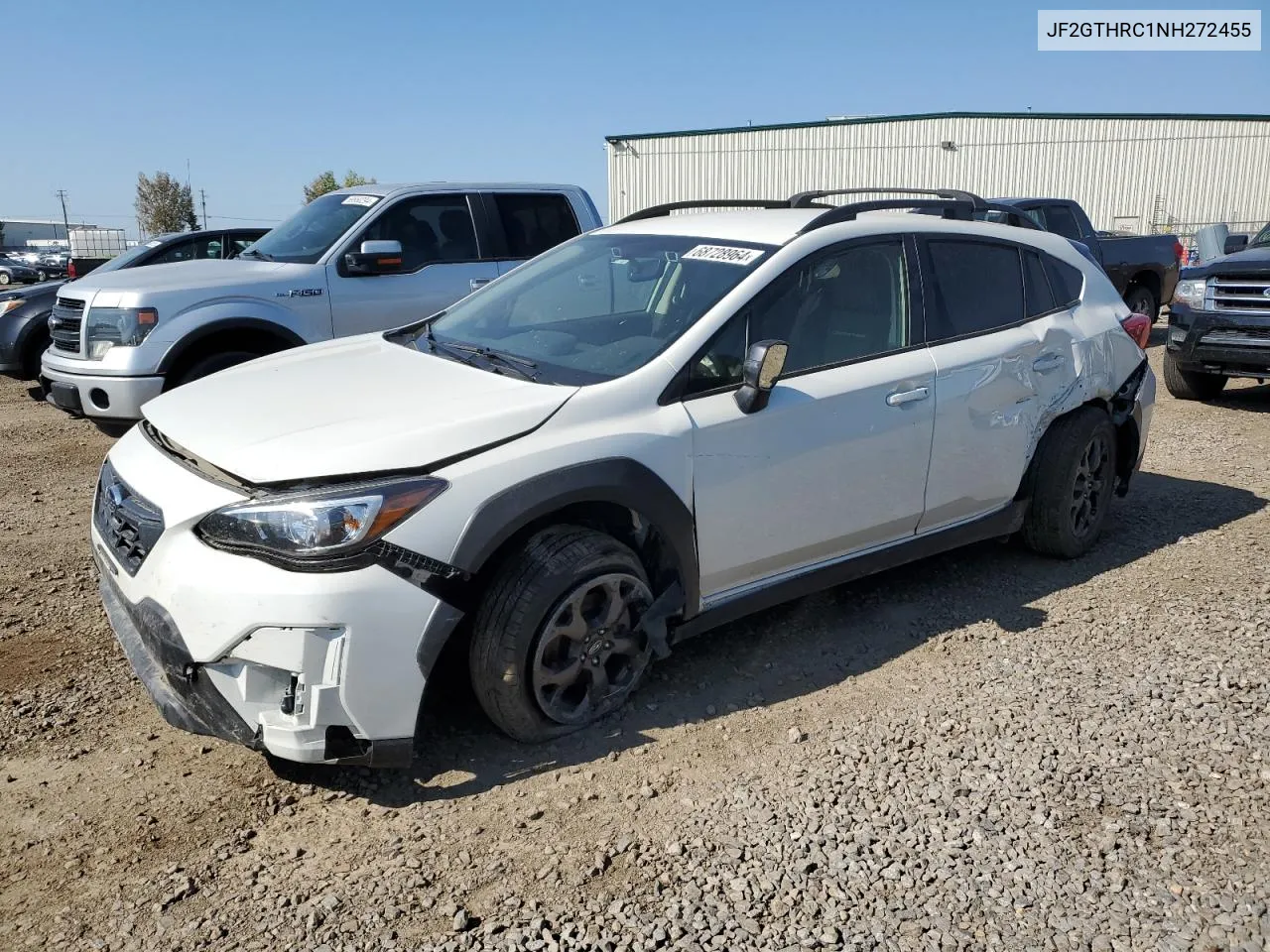 2022 Subaru Crosstrek Sport VIN: JF2GTHRC1NH272455 Lot: 68728964