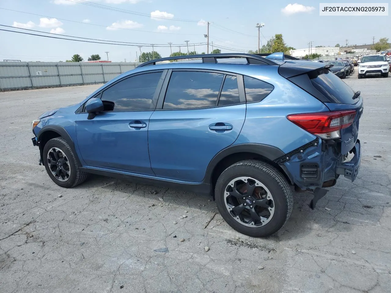 2022 Subaru Crosstrek Premium VIN: JF2GTACCXNG205973 Lot: 69496224