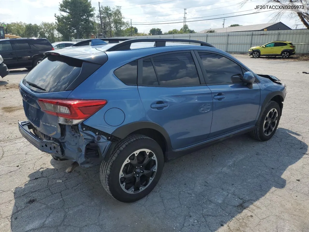 2022 Subaru Crosstrek Premium VIN: JF2GTACCXNG205973 Lot: 69496224