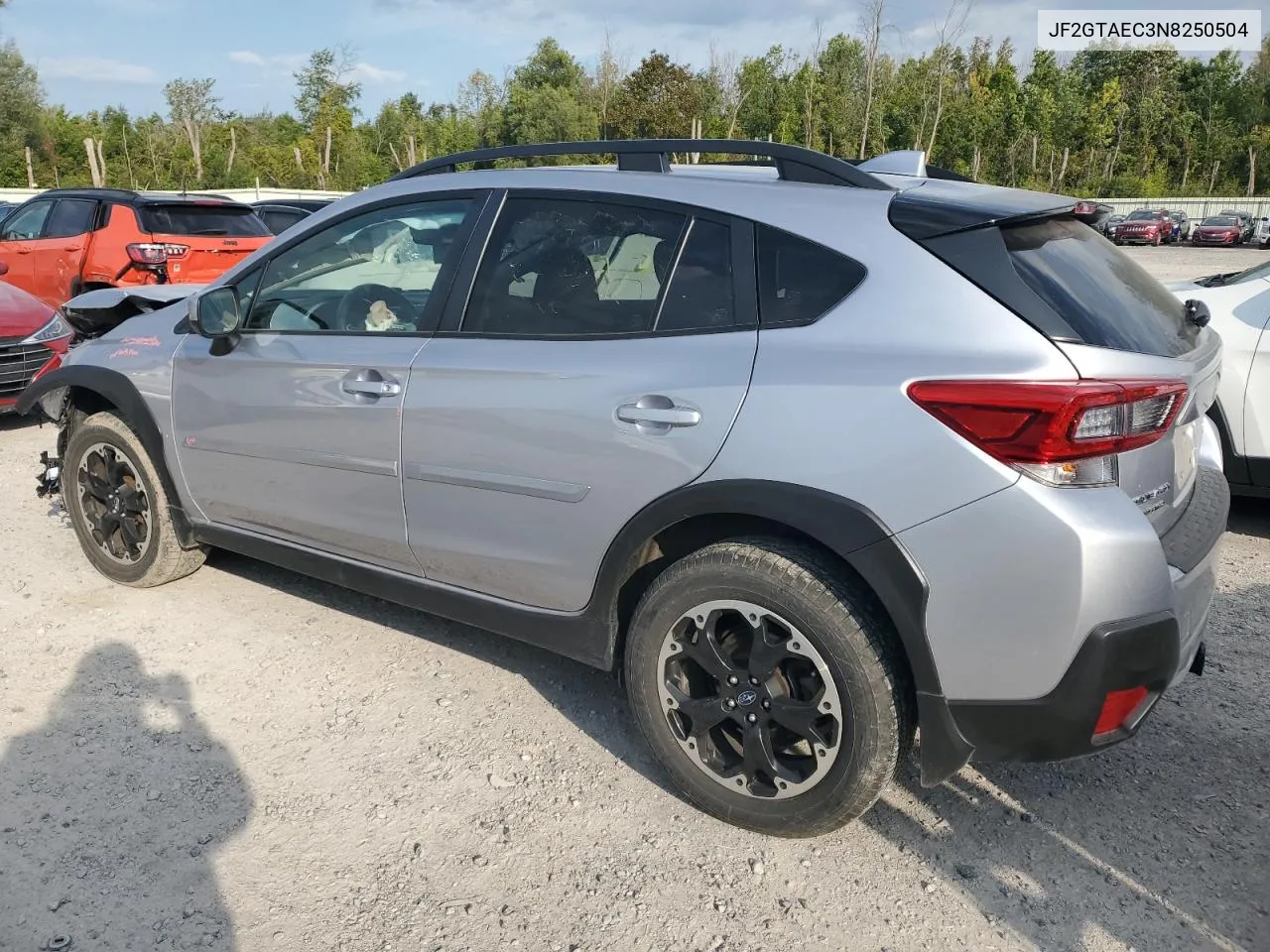 2022 Subaru Crosstrek Premium VIN: JF2GTAEC3N8250504 Lot: 69578354