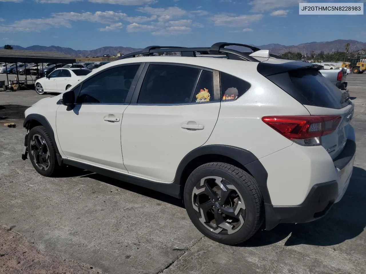 2022 Subaru Crosstrek Limited VIN: JF2GTHMC5N8228983 Lot: 70362334