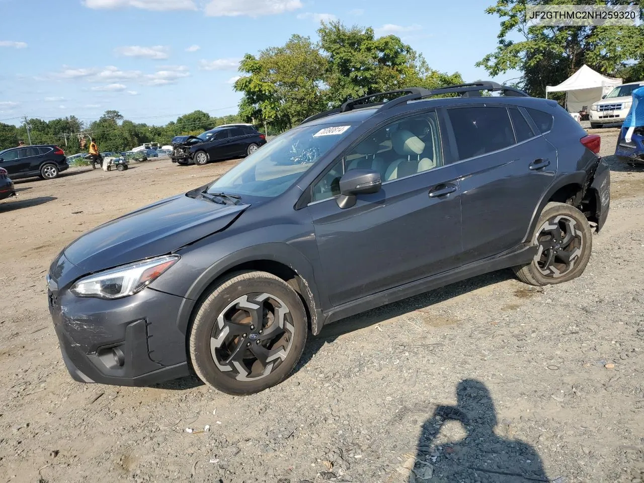 2022 Subaru Crosstrek Limited VIN: JF2GTHMC2NH259320 Lot: 70390814