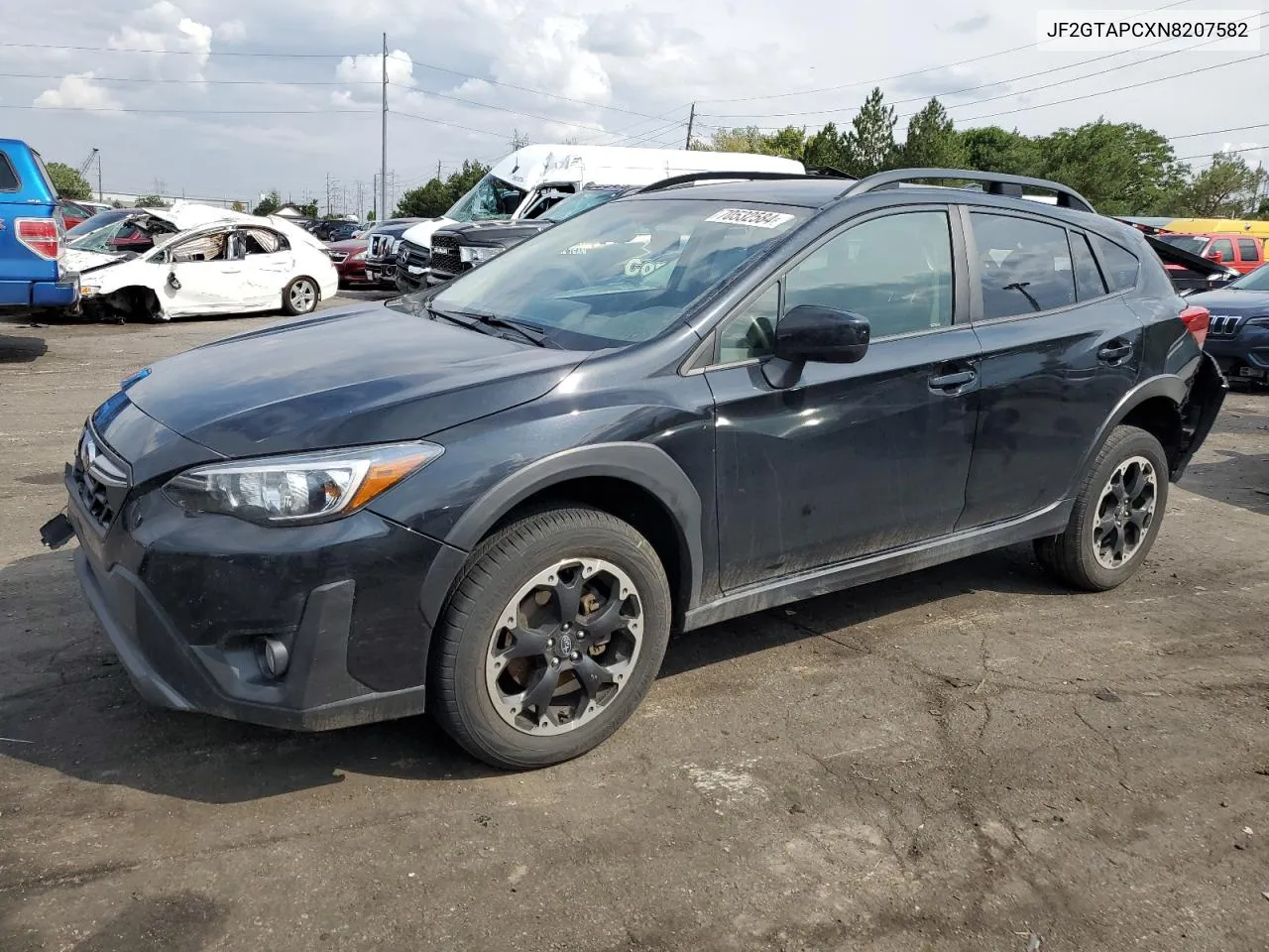 2022 Subaru Crosstrek Premium VIN: JF2GTAPCXN8207582 Lot: 70532584