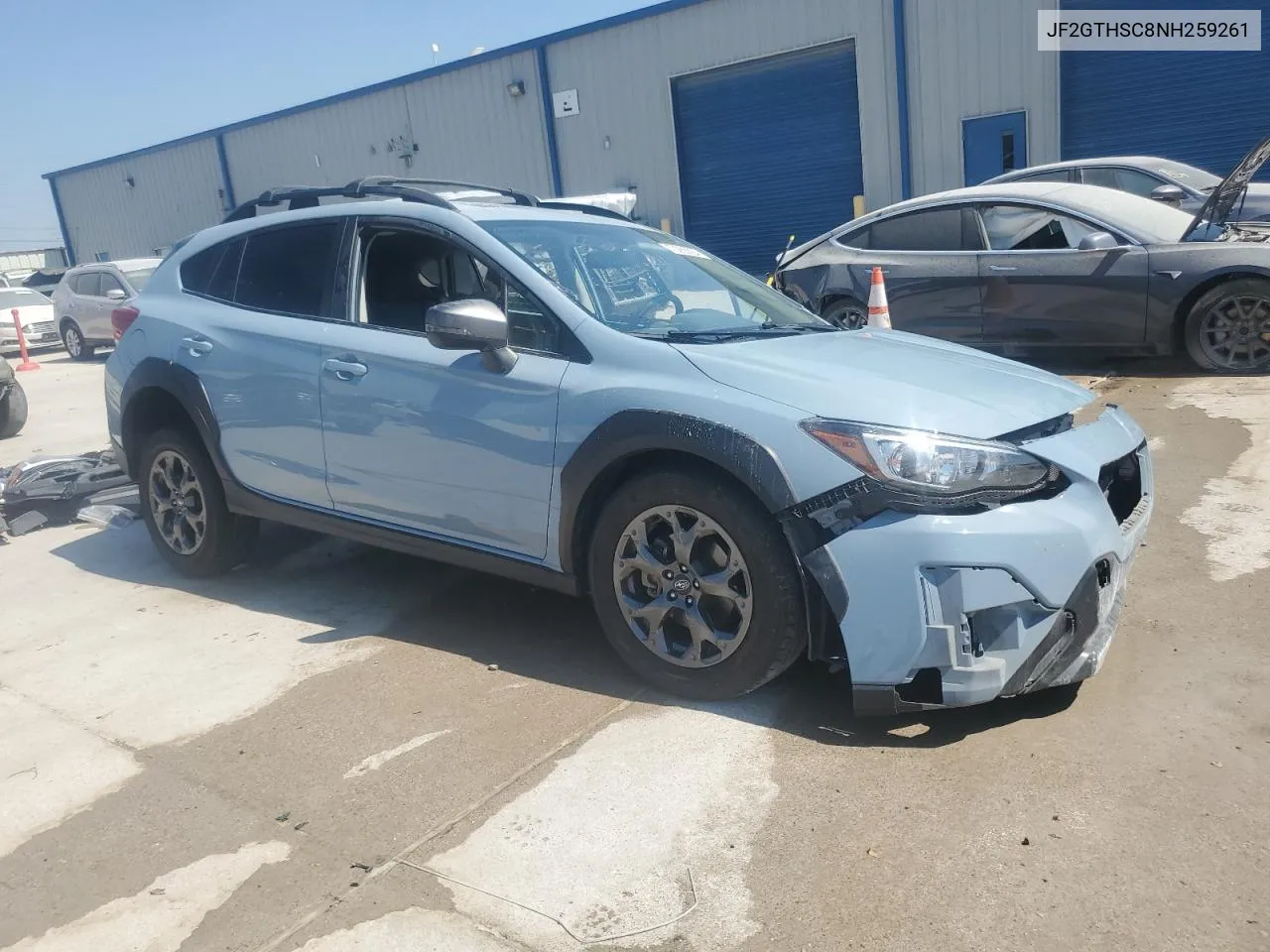 2022 Subaru Crosstrek Sport VIN: JF2GTHSC8NH259261 Lot: 70983924