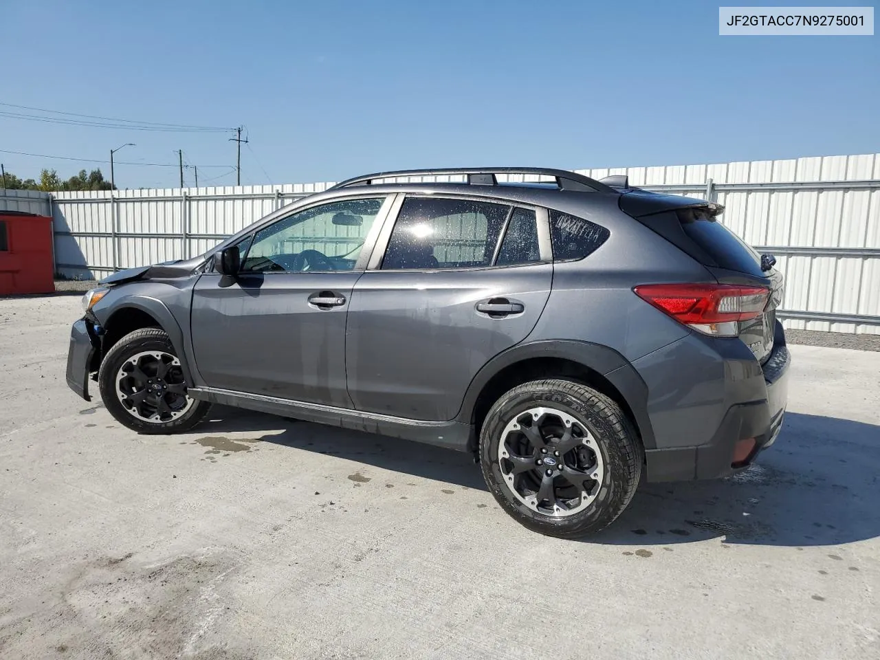 2022 Subaru Crosstrek Premium VIN: JF2GTACC7N9275001 Lot: 71816234