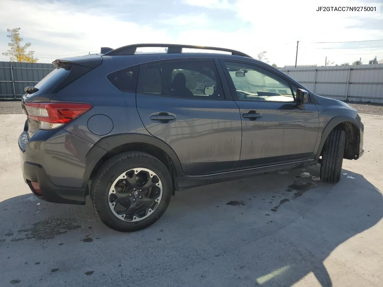 2022 Subaru Crosstrek Premium VIN: JF2GTACC7N9275001 Lot: 71816234