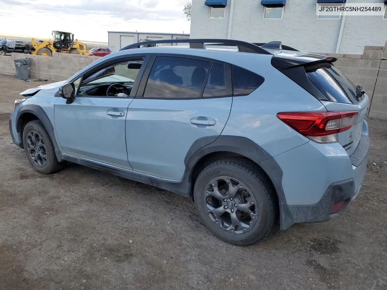 2022 Subaru Crosstrek Sport VIN: JF2GTHRC5NH254489 Lot: 72008764