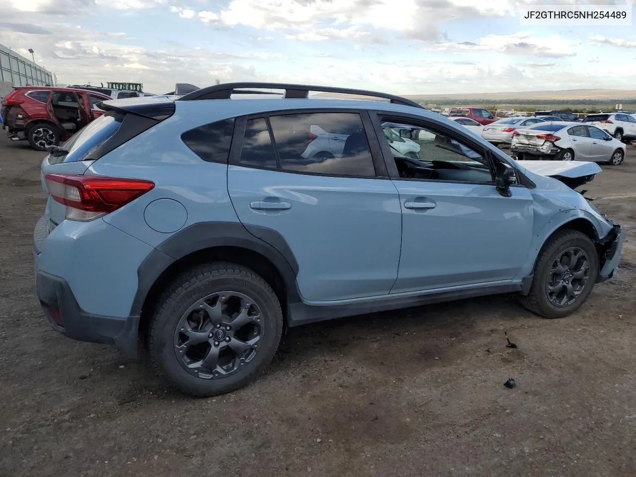 2022 Subaru Crosstrek Sport VIN: JF2GTHRC5NH254489 Lot: 72008764