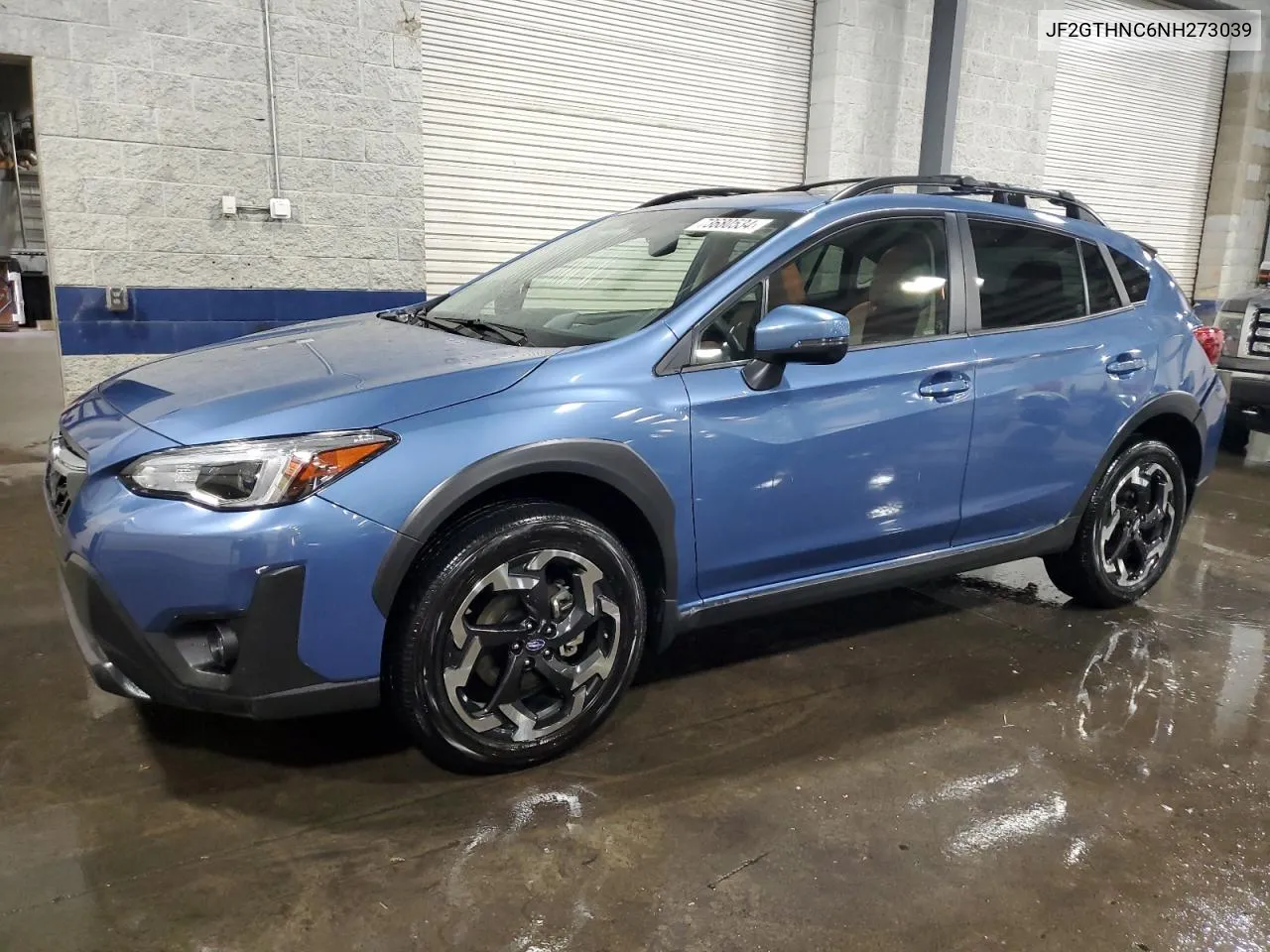 2022 Subaru Crosstrek Limited VIN: JF2GTHNC6NH273039 Lot: 73680534