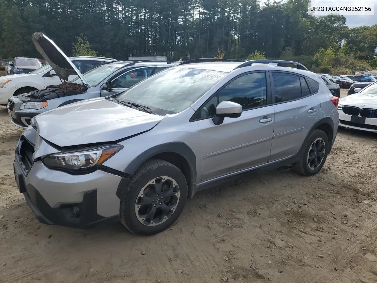 2022 Subaru Crosstrek Premium VIN: JF2GTACC4NG252156 Lot: 73914314