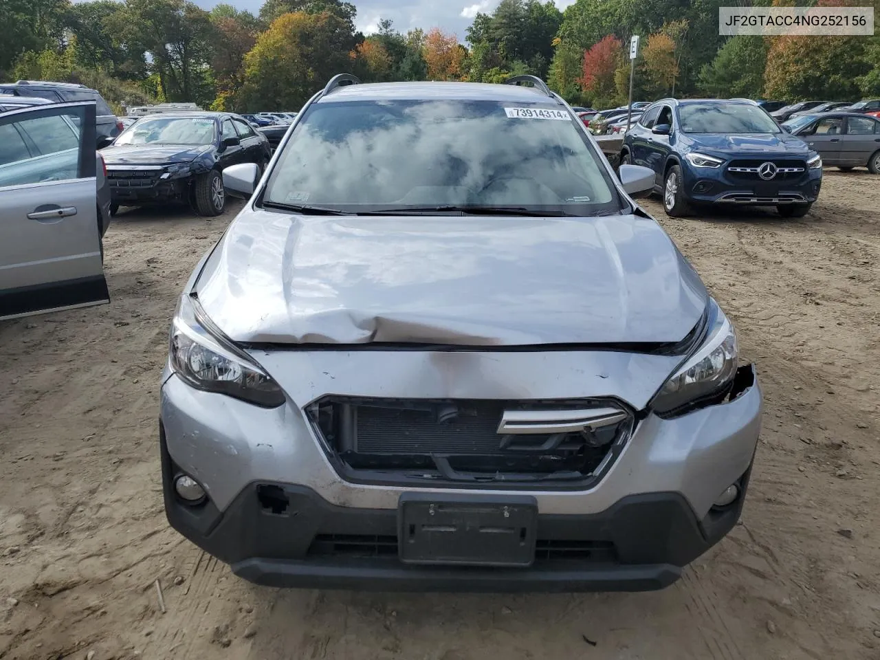 2022 Subaru Crosstrek Premium VIN: JF2GTACC4NG252156 Lot: 73914314