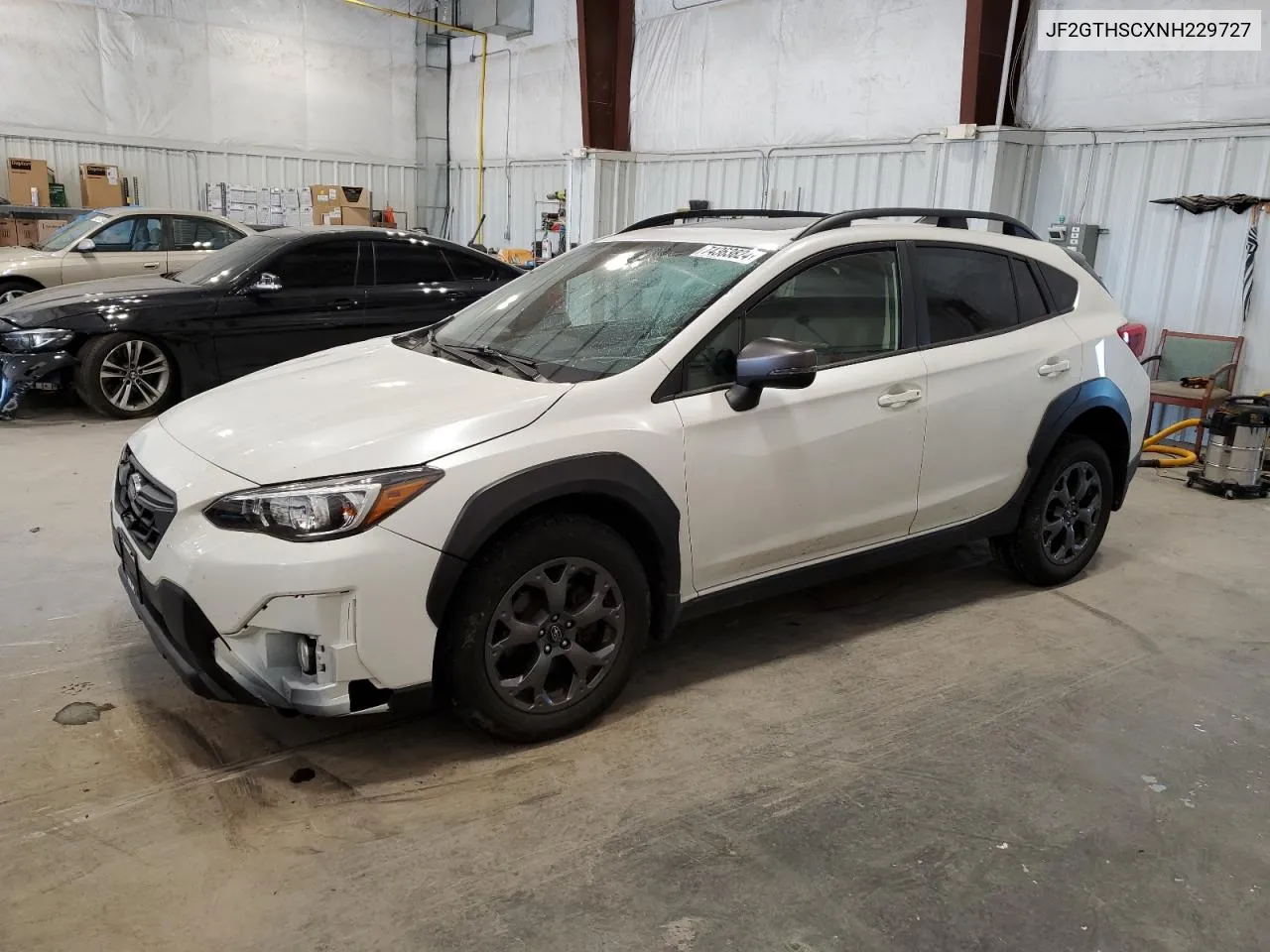 2022 Subaru Crosstrek Sport VIN: JF2GTHSCXNH229727 Lot: 74363824