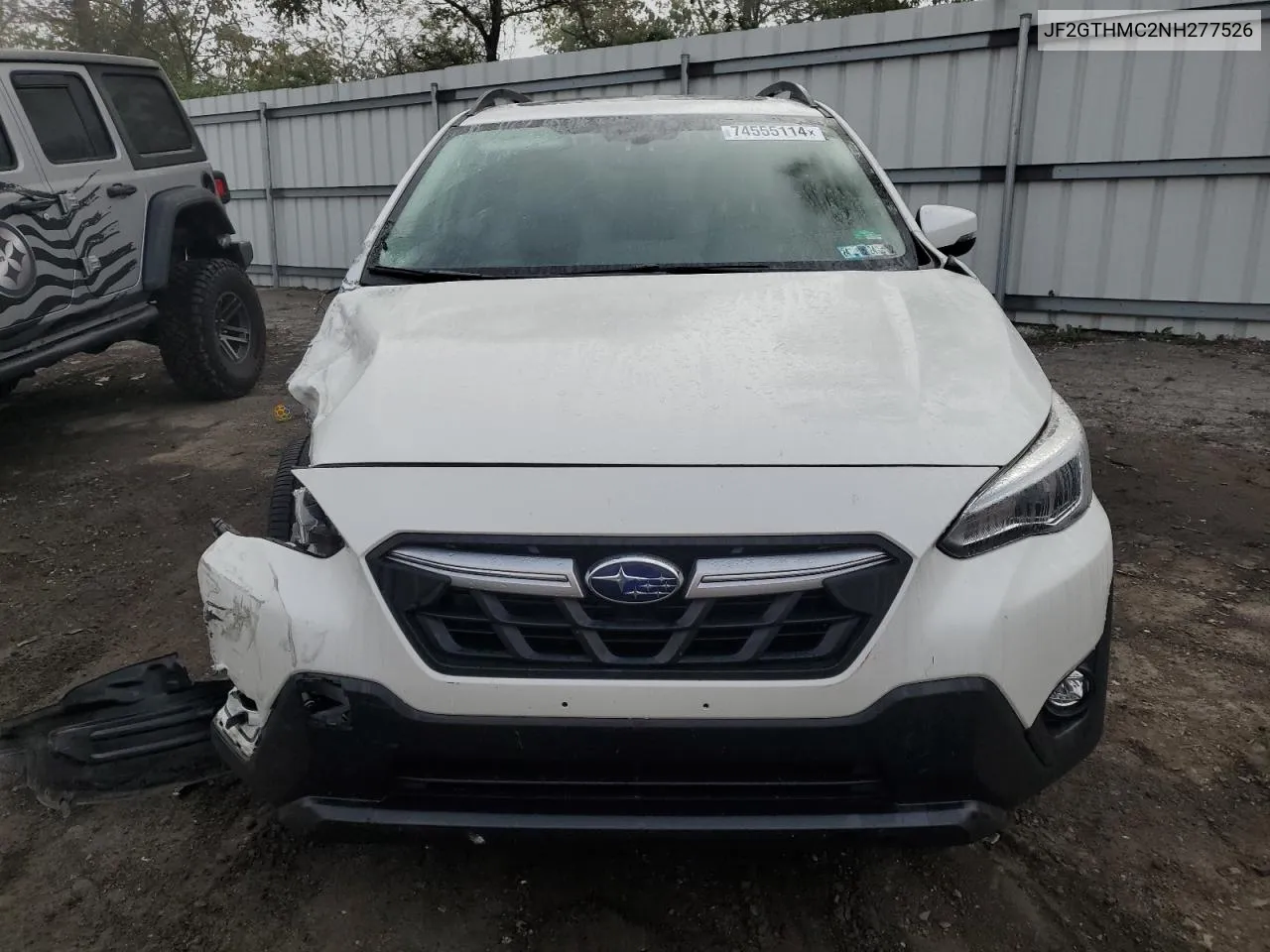 2022 Subaru Crosstrek Limited VIN: JF2GTHMC2NH277526 Lot: 74555114