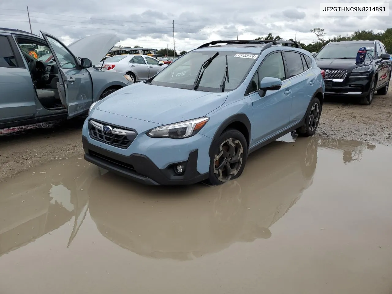 2022 Subaru Crosstrek Limited VIN: JF2GTHNC9N8214891 Lot: 75123974