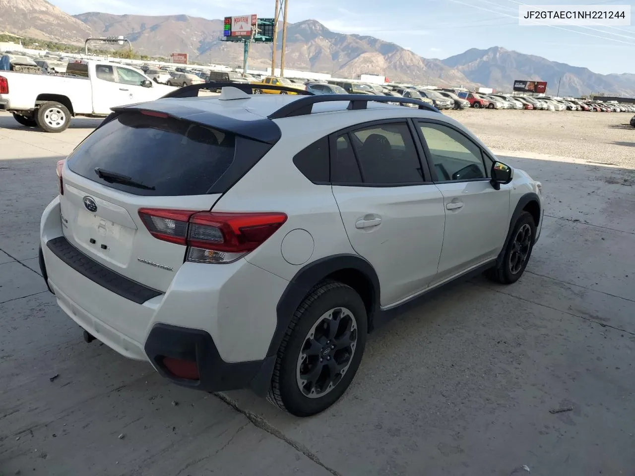 2022 Subaru Crosstrek Premium VIN: JF2GTAEC1NH221244 Lot: 75558654