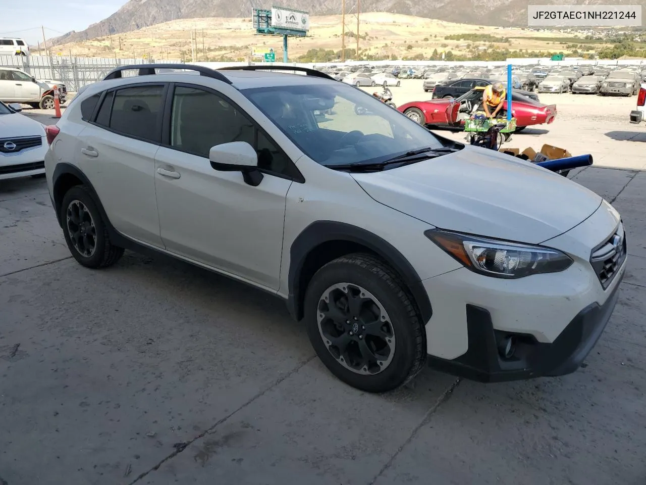 2022 Subaru Crosstrek Premium VIN: JF2GTAEC1NH221244 Lot: 75558654