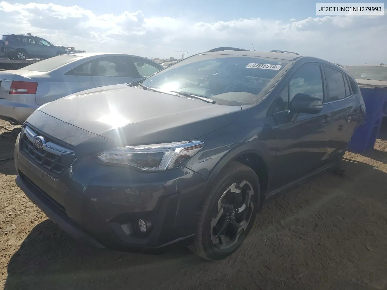 2022 Subaru Crosstrek Limited VIN: JF2GTHNC1NH279993 Lot: 75908514