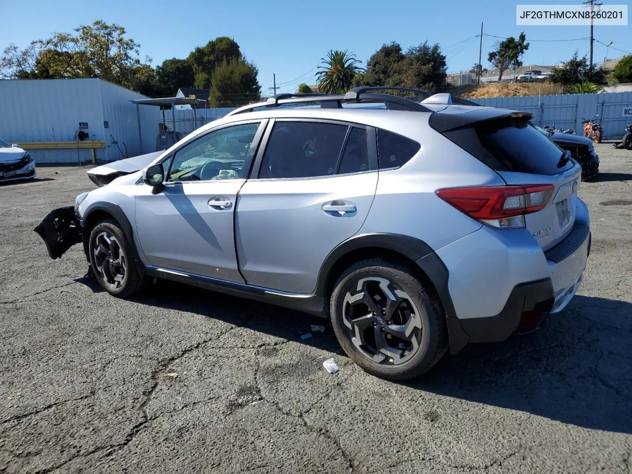 2022 Subaru Crosstrek Limited VIN: JF2GTHMCXN8260201 Lot: 76135164