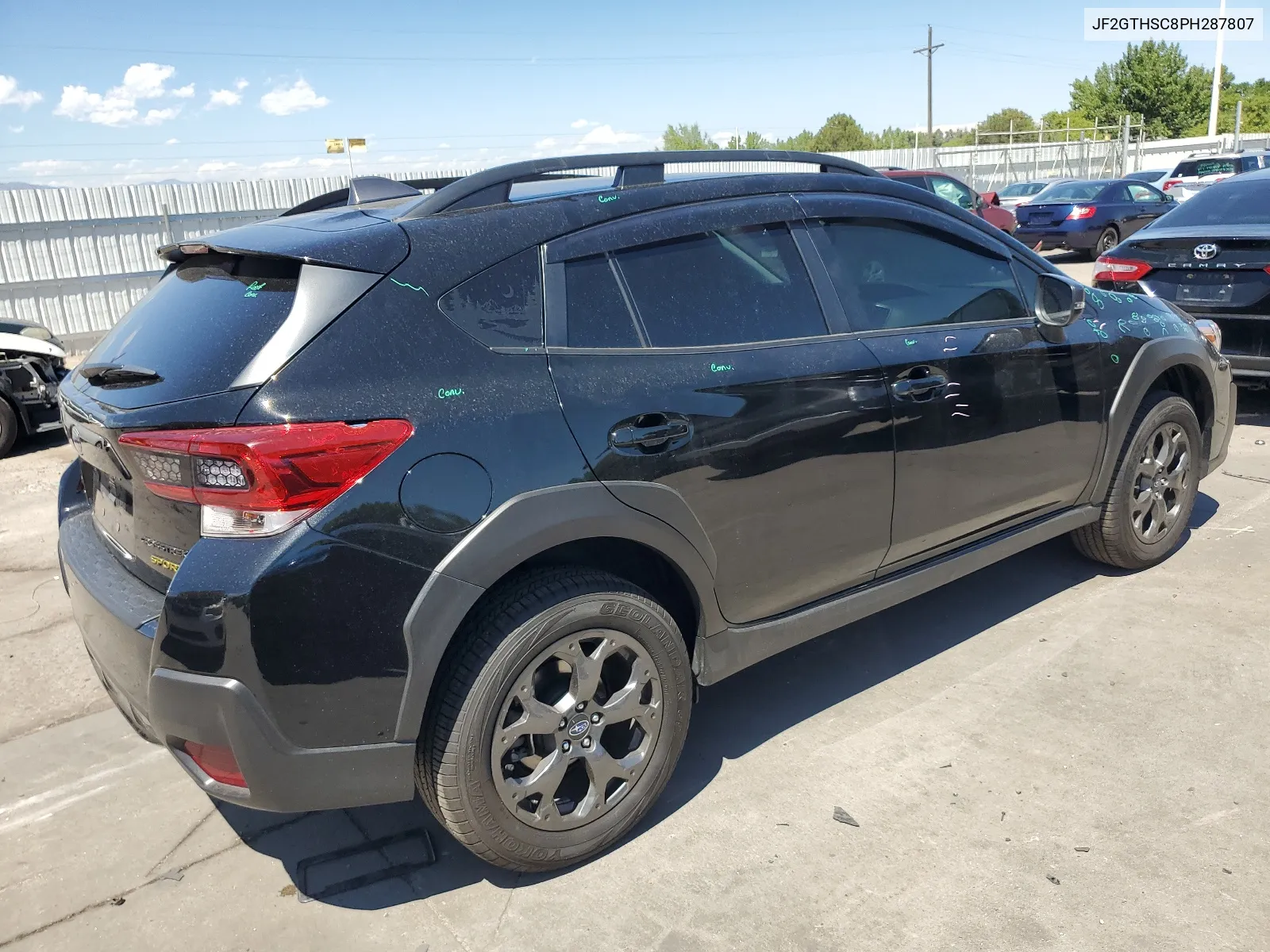 2023 Subaru Crosstrek Sport VIN: JF2GTHSC8PH287807 Lot: 67688224