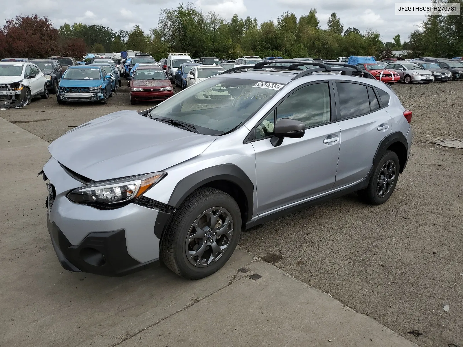 2023 Subaru Crosstrek Sport VIN: JF2GTHSC8PH270781 Lot: 68516134