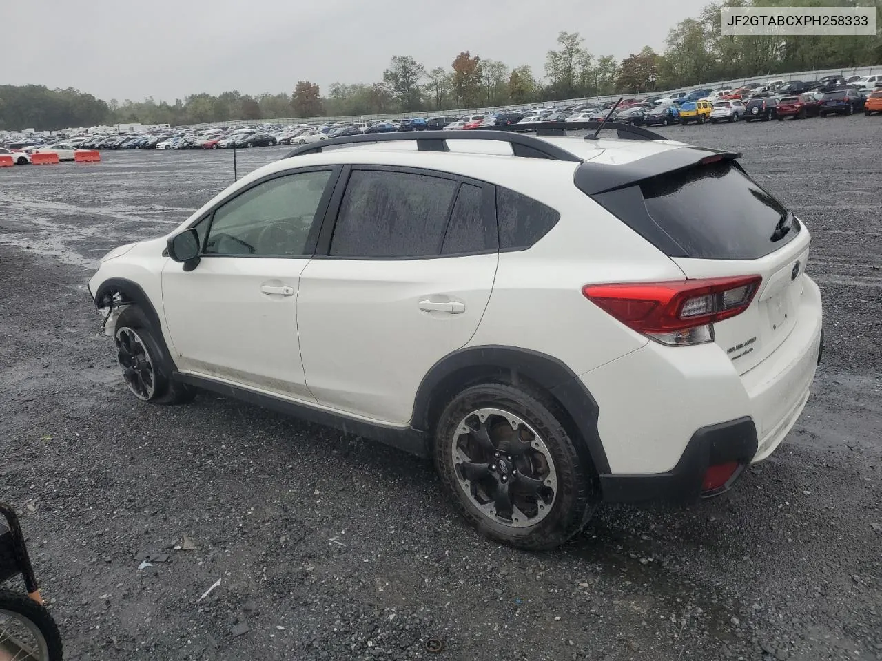 2023 Subaru Crosstrek VIN: JF2GTABCXPH258333 Lot: 72722784