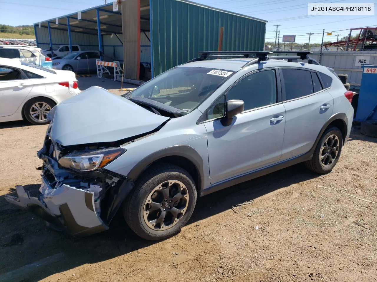 2023 Subaru Crosstrek VIN: JF2GTABC4PH218118 Lot: 73022954