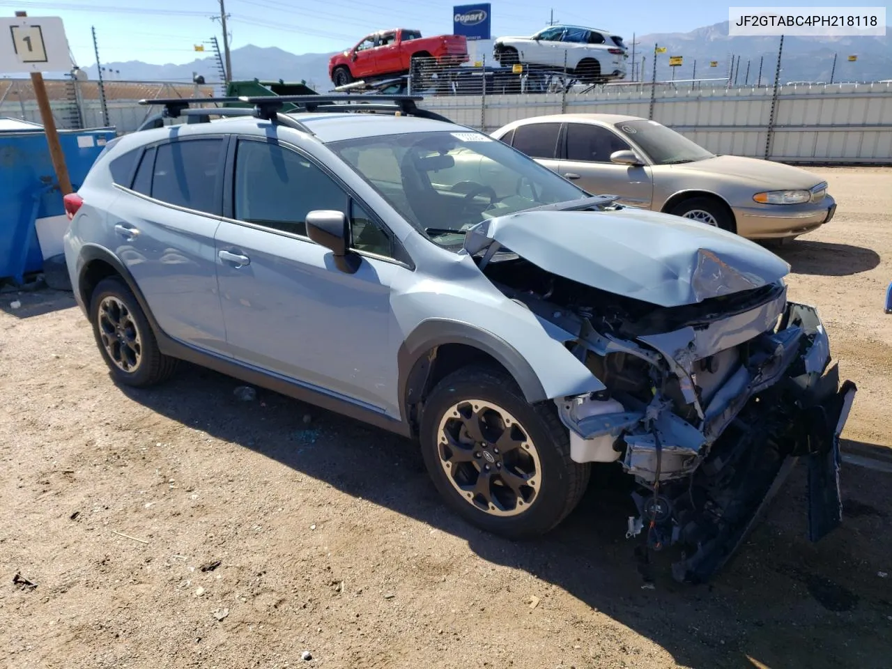 2023 Subaru Crosstrek VIN: JF2GTABC4PH218118 Lot: 73022954