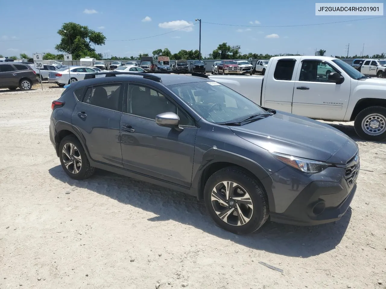 2024 Subaru Crosstrek Premium VIN: JF2GUADC4RH201901 Lot: 61062214