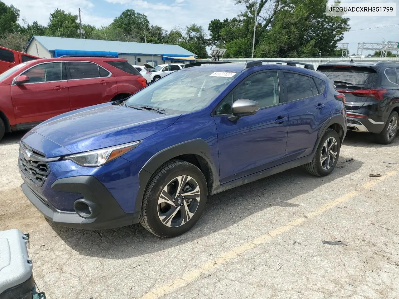 2024 Subaru Crosstrek Premium VIN: JF2GUADCXRH351799 Lot: 61921124