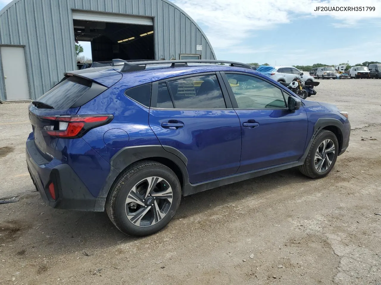 2024 Subaru Crosstrek Premium VIN: JF2GUADCXRH351799 Lot: 61921124