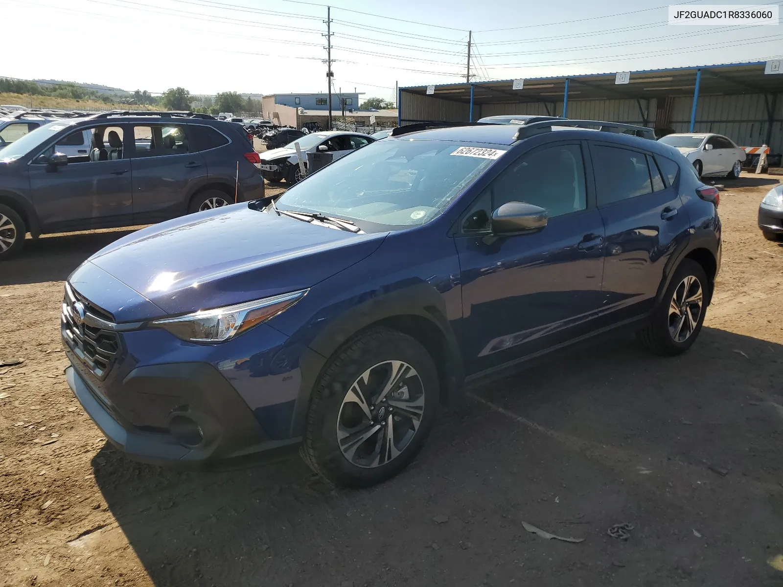 2024 Subaru Crosstrek Premium VIN: JF2GUADC1R8336060 Lot: 62672324