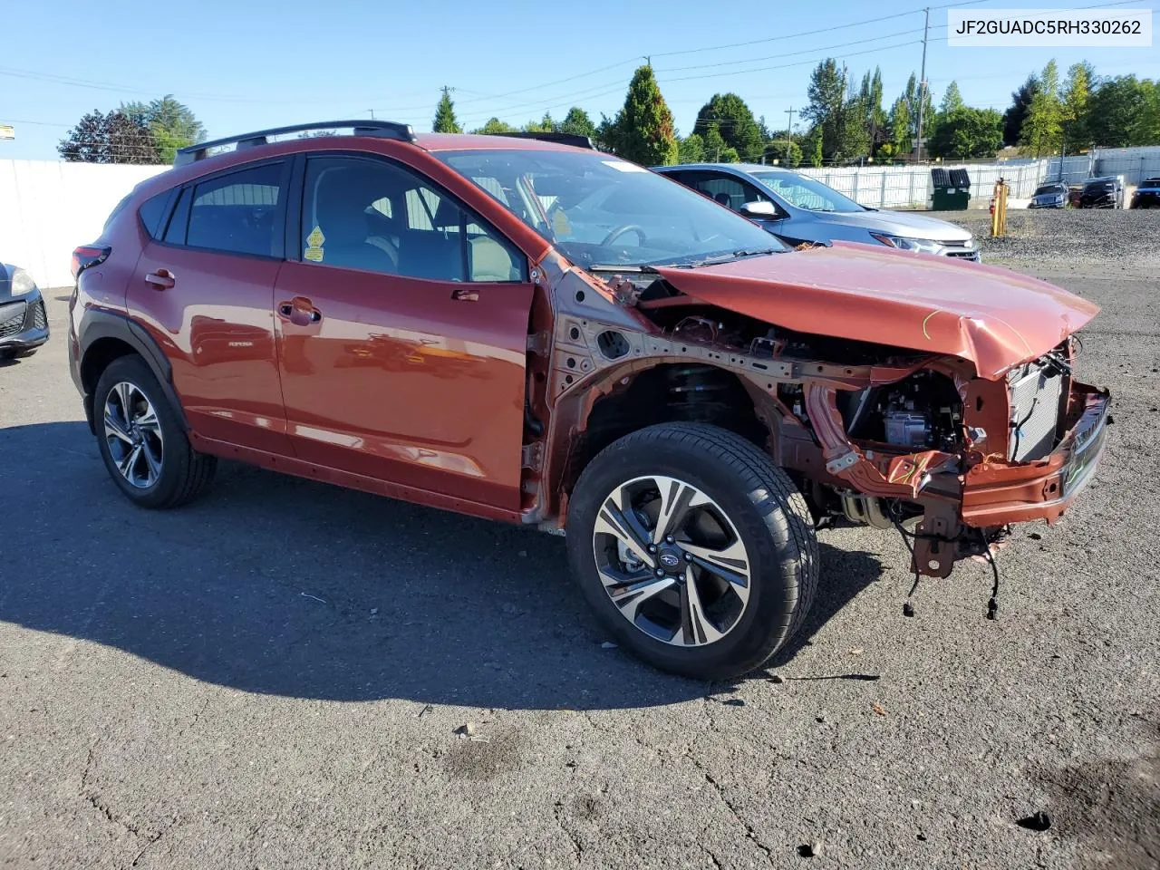 2024 Subaru Crosstrek Premium VIN: JF2GUADC5RH330262 Lot: 69722974