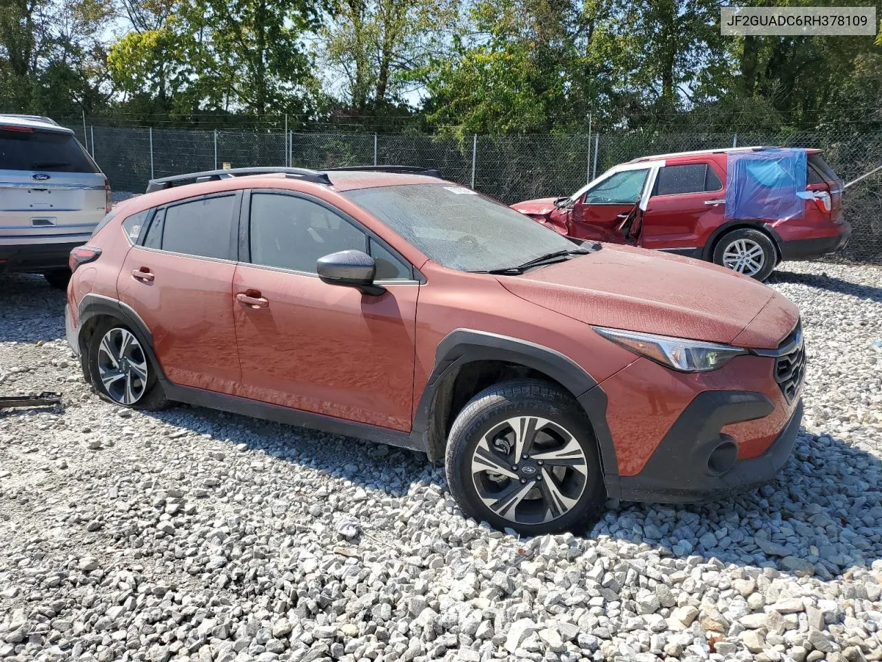 2024 Subaru Crosstrek Premium VIN: JF2GUADC6RH378109 Lot: 71078324