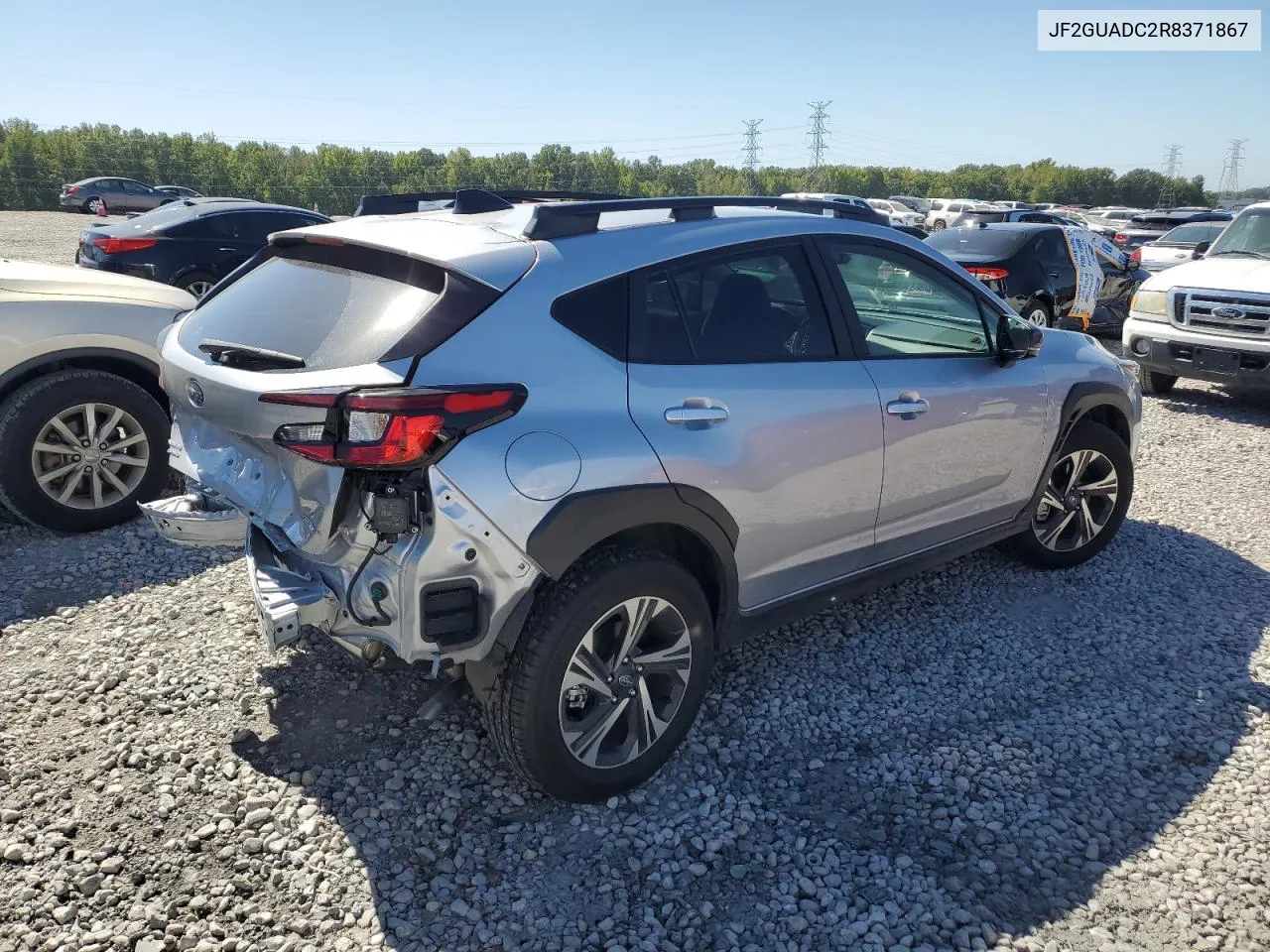 2024 Subaru Crosstrek Premium VIN: JF2GUADC2R8371867 Lot: 73638184